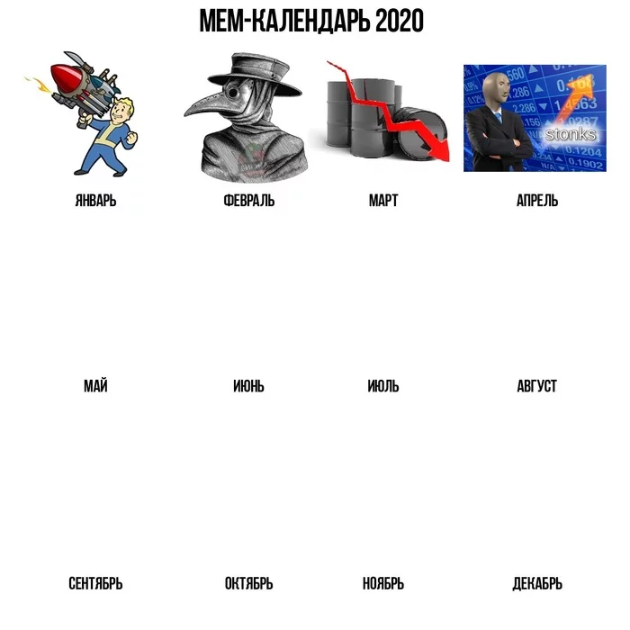 Reply to the post We continue the meme calendar 2020 - 2020, Memes, Economic crisis, Unemployment, The calendar, Reply to post, Meme calendar