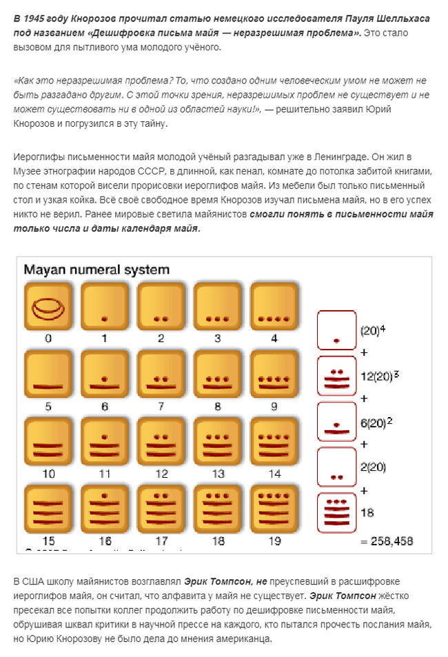 A moment of educational history - Yuri Knorozov, Mayan, Russians, Achievement, Decryption, Writing, Interesting, Longpost