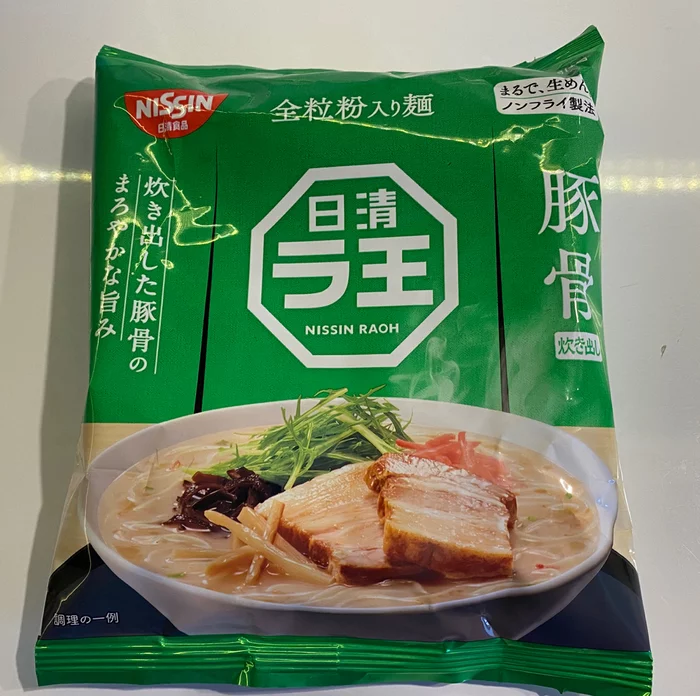 Доширакология. Дошик на бульоне из свиной косточки. Nissin Raoh Pork bone soup - Моё, Доширакология, Лапша, Обзор еды, Доширак, Японская кухня, Длиннопост