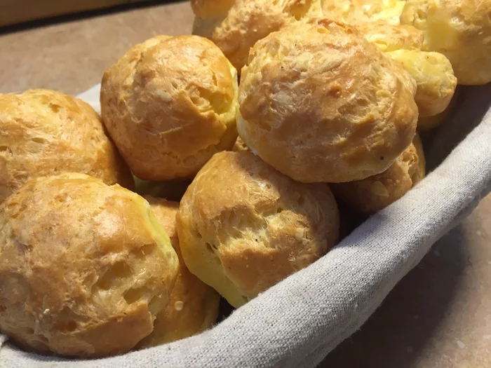 Reply to the post “Gougeres – choux buns with cheese” - My, Recipe, Bakery products, Snack, France, Reply to post, Longpost, Cooking, Gougeres