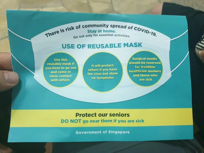 Reply to the post “The sale of medical masks has been banned in Turkey” - My, Coronavirus, Medical masks, Singapore, Reply to post, Longpost