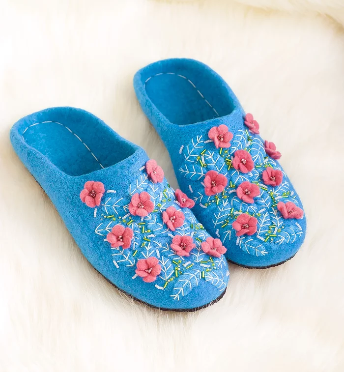 Spring mood - My, Wallow, Women's shoes, Needlework without process