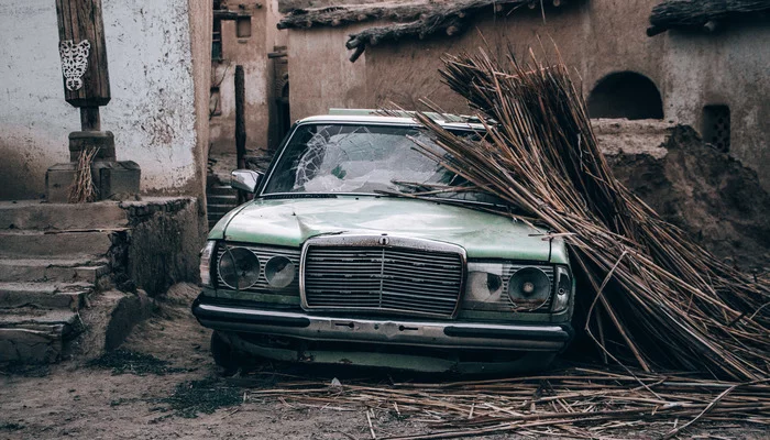 Time Machine - My, The photo, Car, Abandoned