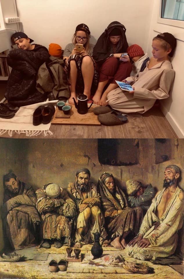 Vasily Vereshchagin. Opium eaters. 1868. State Museum of Arts of Uzbekistan - Painting, Self-isolation, Insulation, Challenge