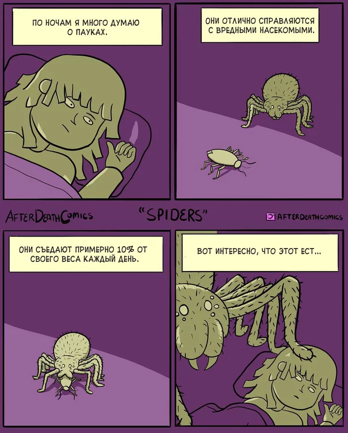 Spiders - After death comics, Comics, Spider