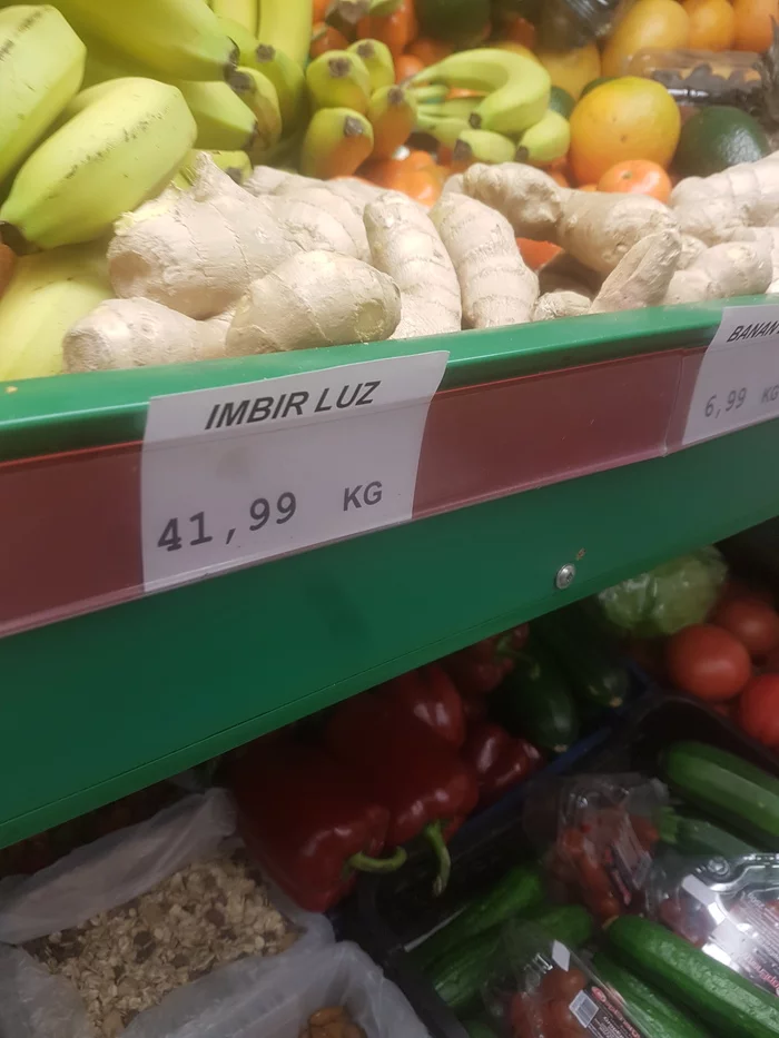 Ginger at increased rates - My, Prices, Ginger, Longpost