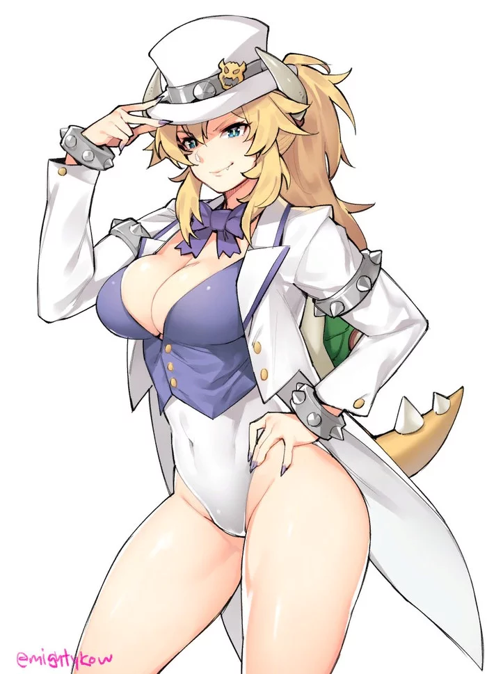 Peach won't say no to this - NSFW, Bowsette, Super Mario Odyssey, Super crown, Art, Games