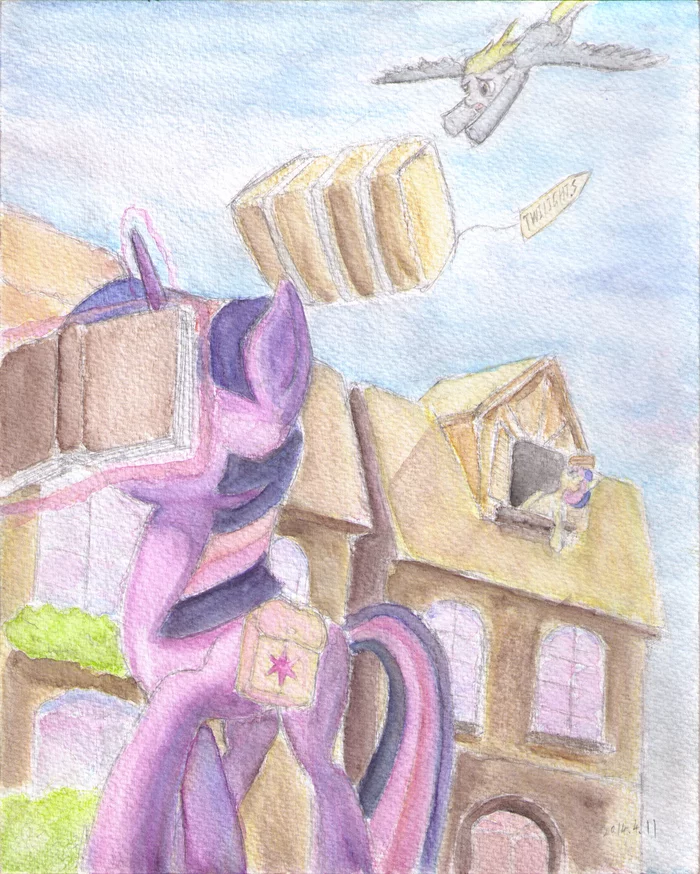 To be contined - My little pony, Twilight sparkle, Derpy hooves, Plainoasis