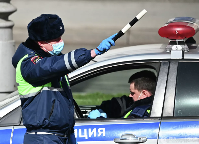 Police are deployed at the entrances to Moscow - Moscow, Gai, Coronavirus, Pass mode, Text, news