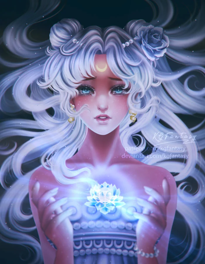 Princess Serenity by KGFantasy - Anime art, Sailor Moon, Sailor Moon Crystal, Princess Serenity, Girls, Portrait, Anime