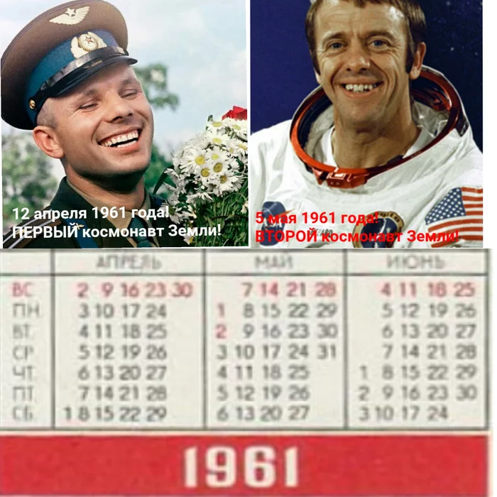 23 DAYS IN THE HISTORY OF SPACE - Cosmonautics Day, Yuri Gagarin, Alan Shepard