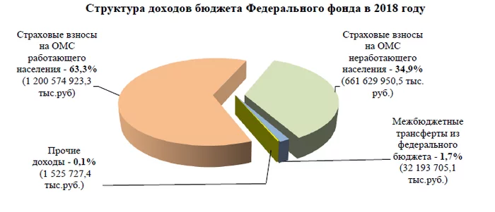 Report of the Compulsory Medical Insurance Fund for 2018 - Report, The medicine, Russia, OMS, Longpost