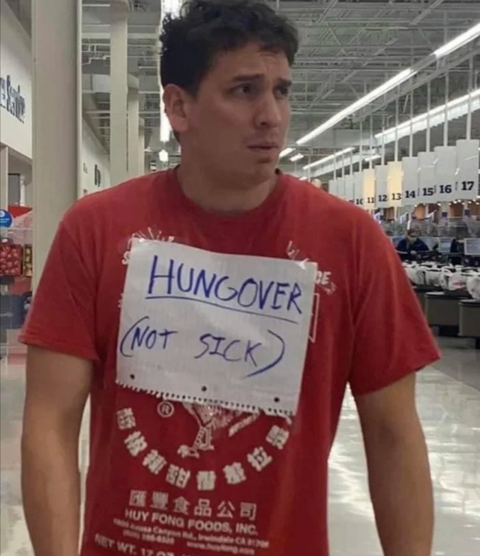 Похмелье. Не болен