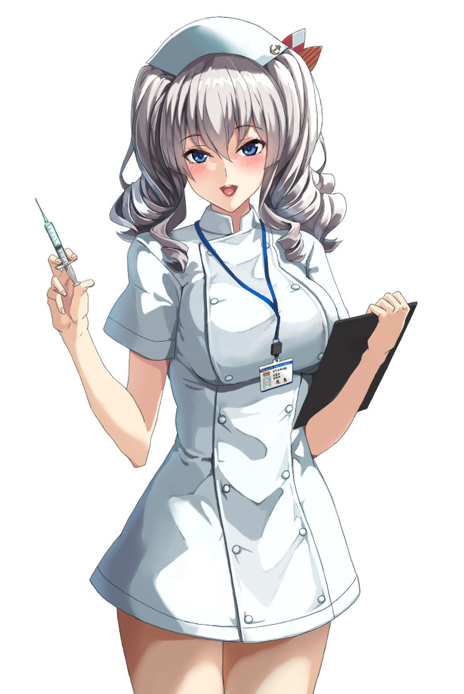 Nurse Kashima Kantai Collection, Kashima, Медсестры, Аниме, Anime Art.