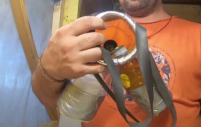 Homemade half-mask respirator from scrap materials in 10 minutes - My, Respirator, Mask, Mask, Filter, With your own hands, Means of protection, Coronavirus, Video, Longpost