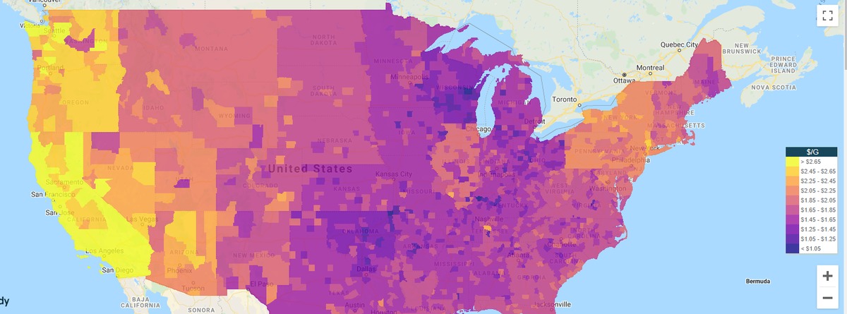 Восточное побережье сша штаты. Цени в Америке на бензин по Штатам?. Бензин США карта. Налоги в Америке в зависимости от штата. Налоги в США В Калифорнии.