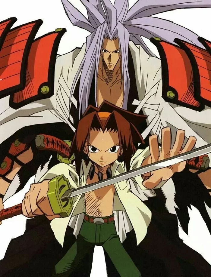 Быть шаманом королём!!! - Shaman King, Аниме, Ностальгия, Anime Art, Amidamaru, Yoh Asakura