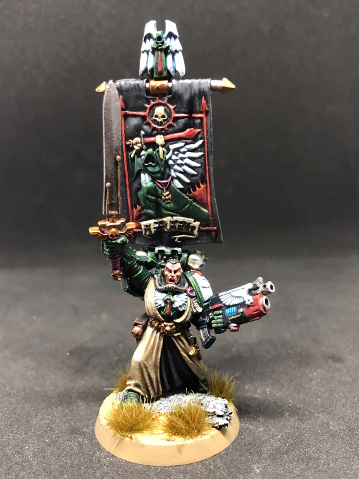 Amateur painting of miniatures. Warhammer 40,000. Azrael - Warhammer 40k, Dark Angels, Azrael, Adeptus Astartes, Loyal Space marines, Longpost