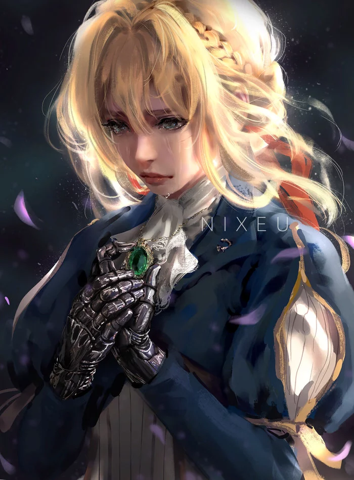 I love you too - Violet Evergarden, Anime art, Anime, Art