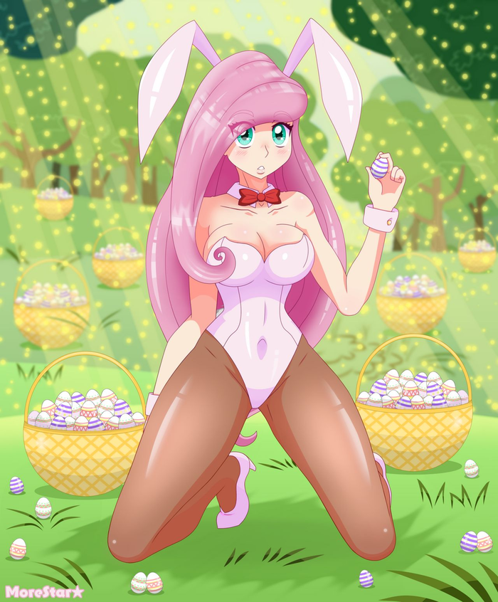 Fluttershy : Easter bunny My Little Pony, Fluttershy, , ,  , MLP Edge, Bunnysuit