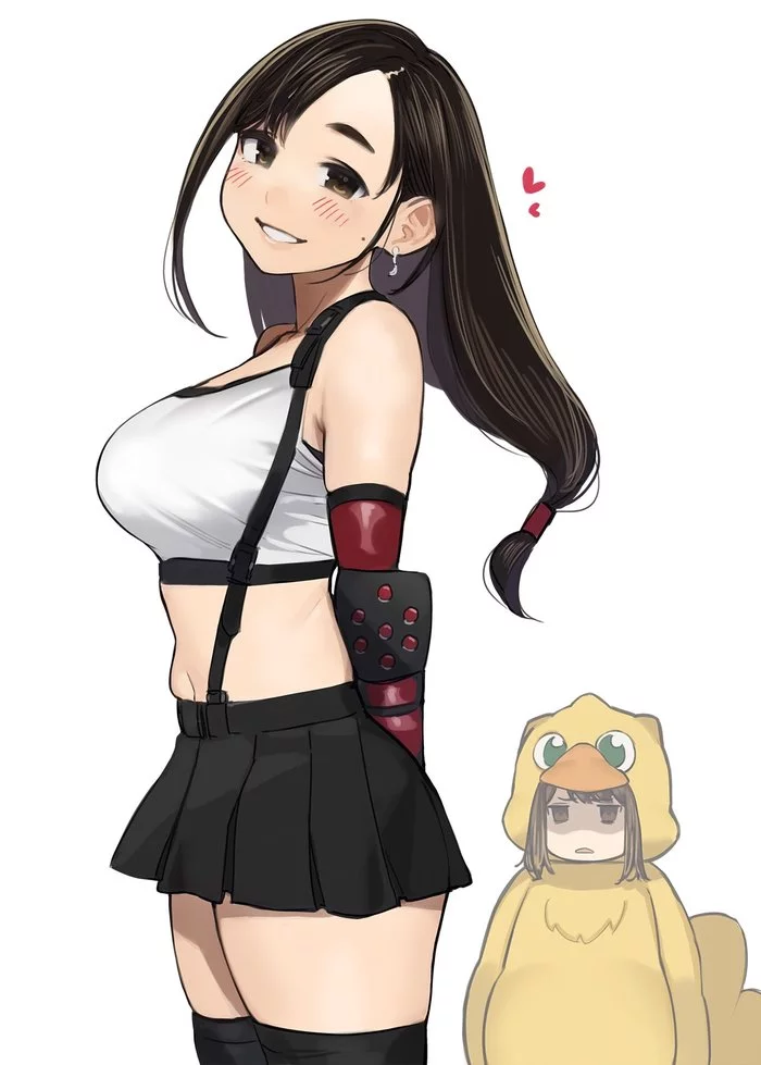 Art - Y_o_m_y_o_m, Final Fantasy, Final fantasy vii, Tifa lockhart, Chocobo, Crossover, Games, Art