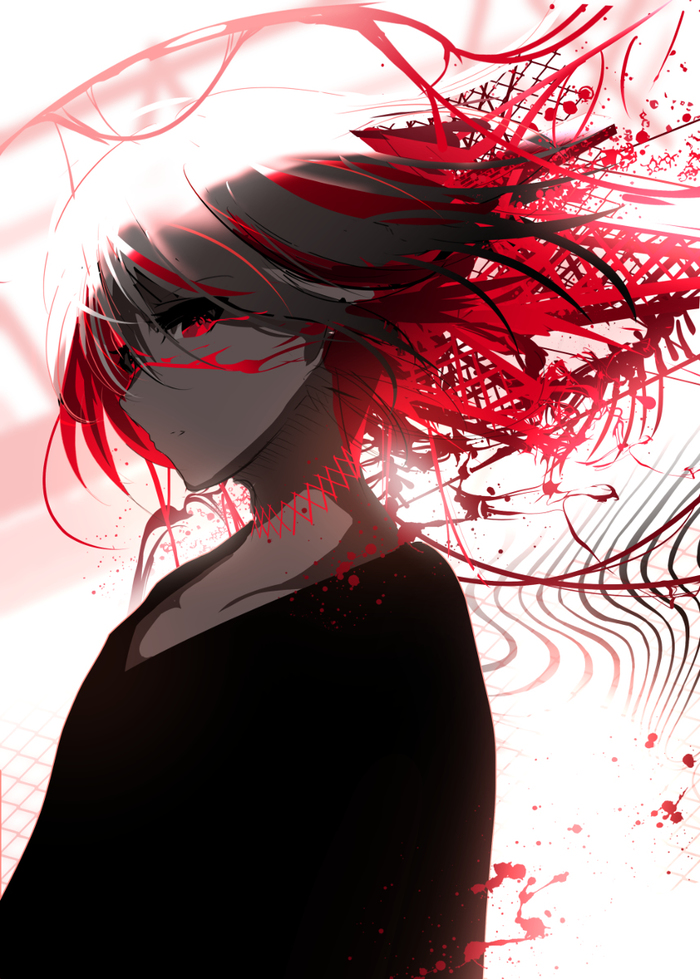 Red , Anime Art, Original Character, Red, , Berryverrine