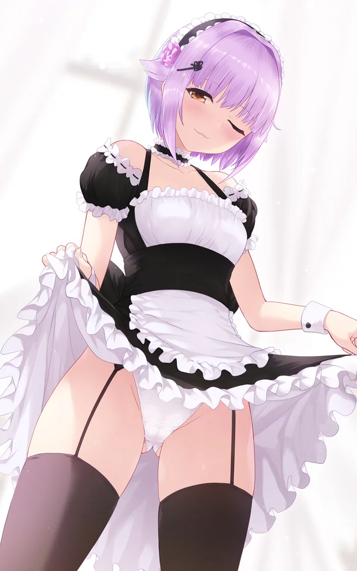 Idolmaster - NSFW, Anime, Anime art, The idolmaster, Sachiko Koshimizu, Pantsu, Stockings, Idolmaster Cinderella Girls, Cait