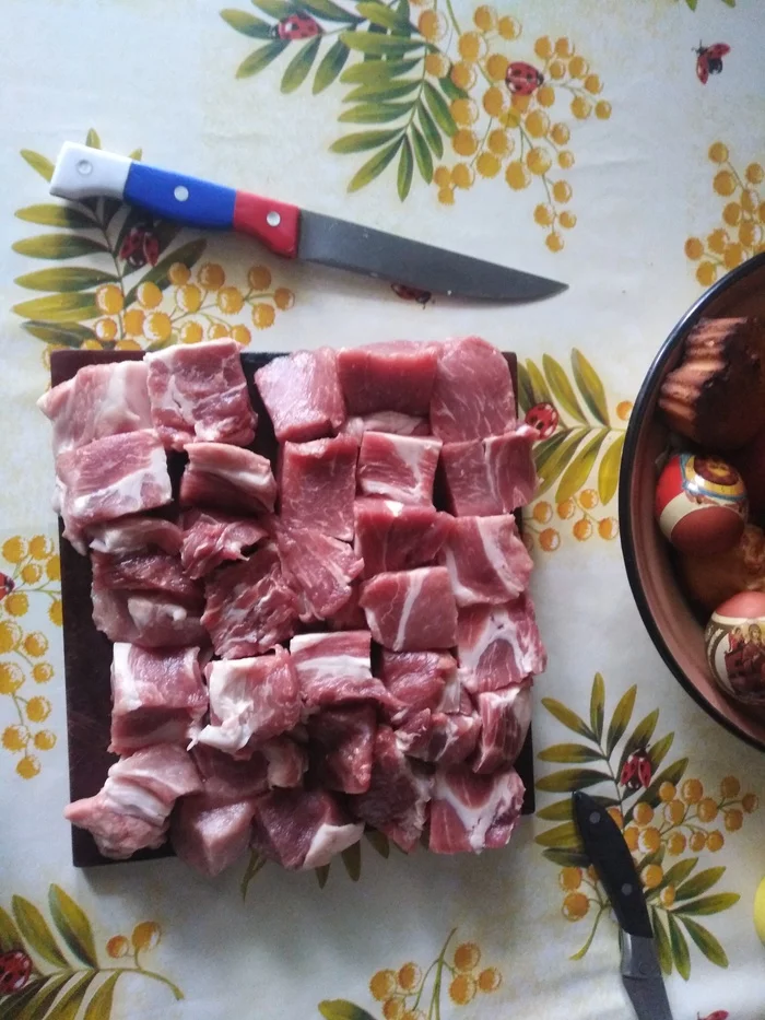 Favorite mosaic. Collect in the tummy) - My, Shashlik, Easter