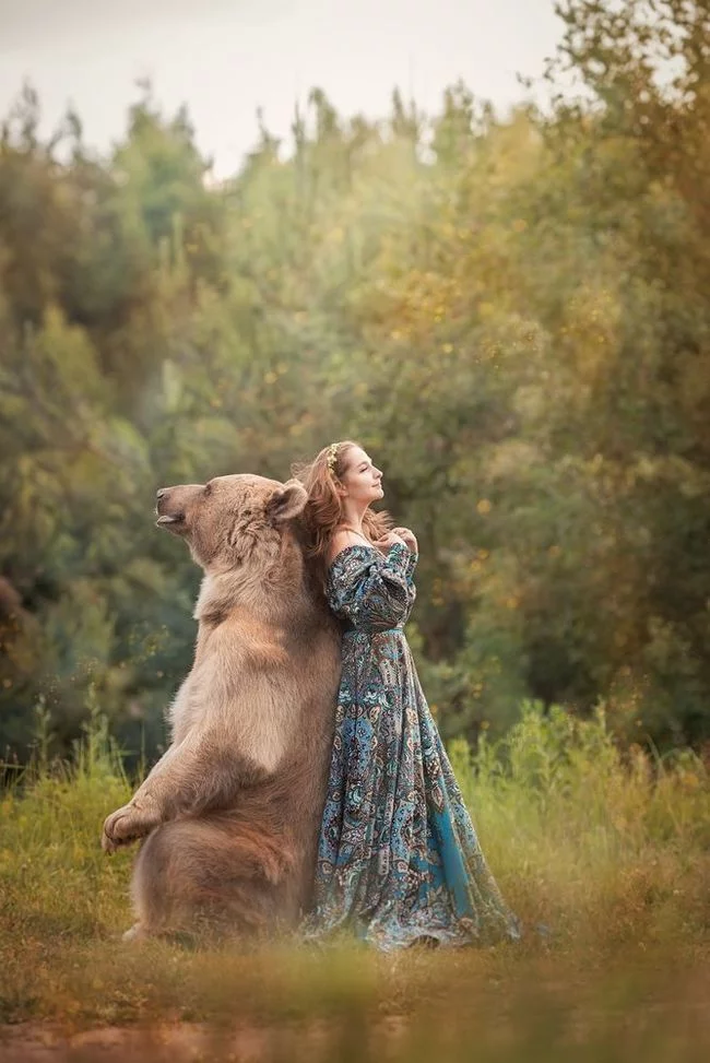 Степан и барышни Медведь, Девушки, Длиннопост, Медведь Степан