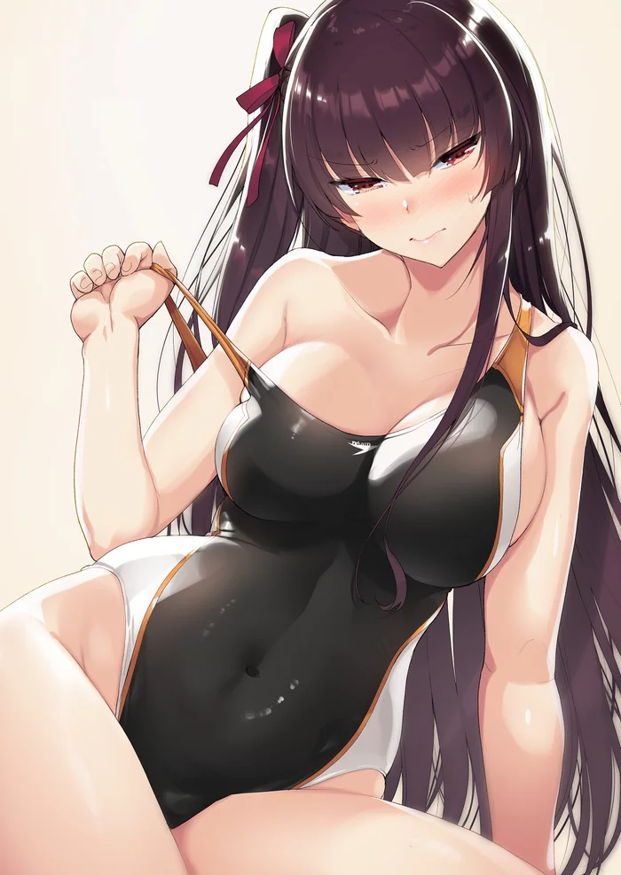 WA2000 - NSFW, Аниме, Anime Art, Girls Frontline, WA2000, Купальник