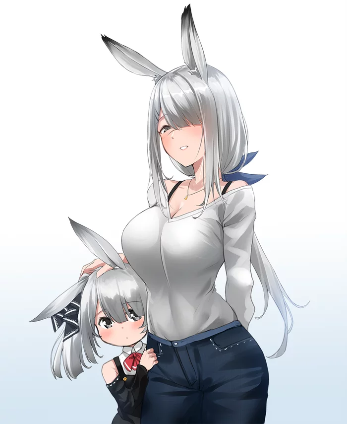 FrostNova - Аниме, Anime Art, Arknights, Frostnova, Игры, Animal Ears