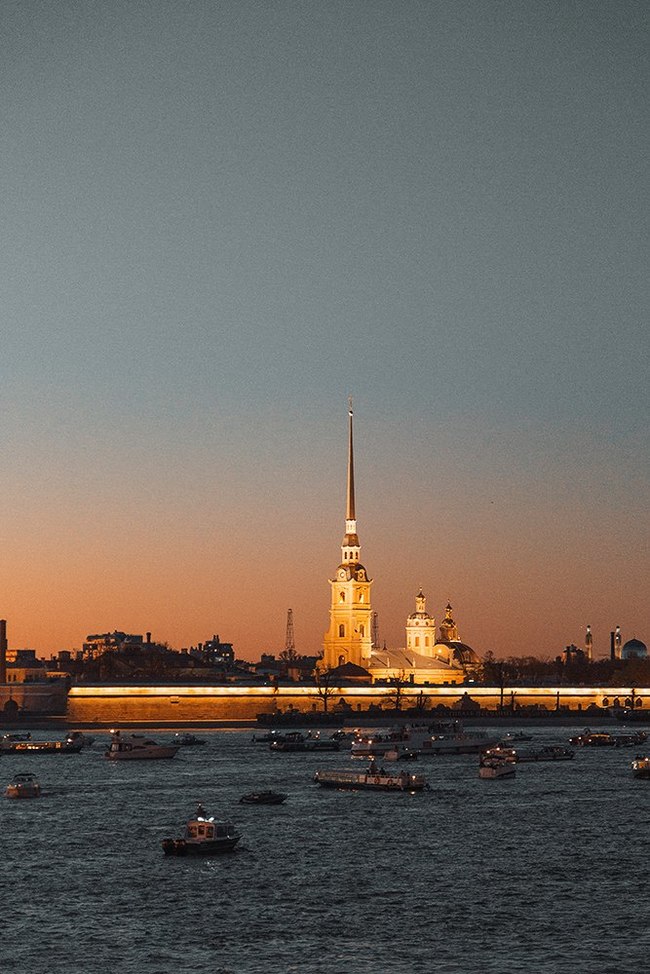 Evening St. Petersburg - My, Saint Petersburg, Sunset, Travels, Longpost