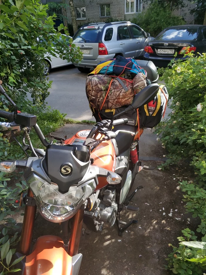 Long-distance motorcycle on a 200 cc Chinese - Dalnyak, Moto, Chinese, Stels Flame 200, Longpost