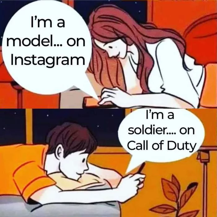 Start of dating - Instagram, Call of duty