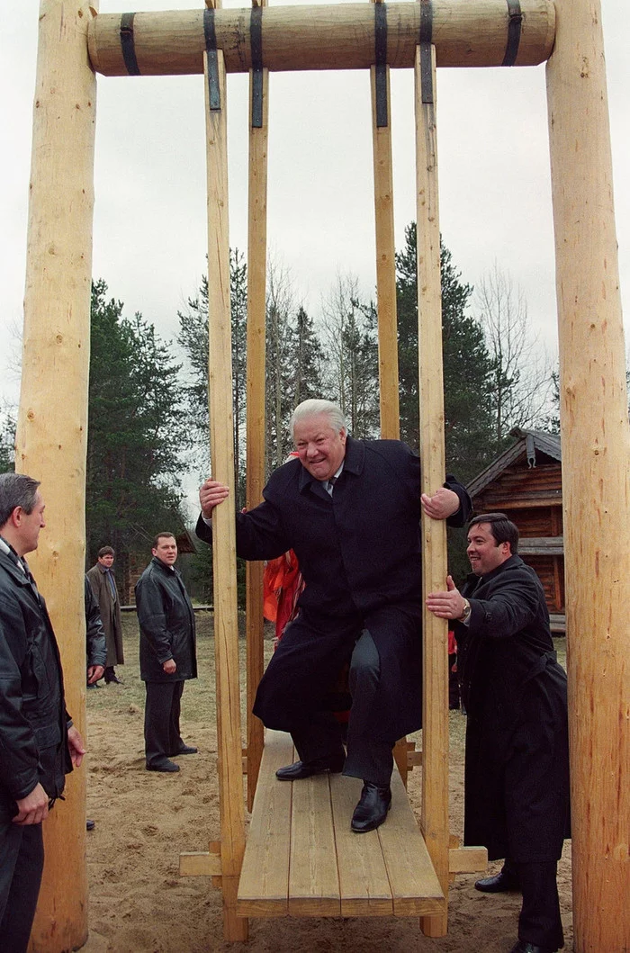 Boris Yeltsin at the election marathon - Old photo, Boris Yeltsin, Election campaign, 1996, Arkhangelsk region