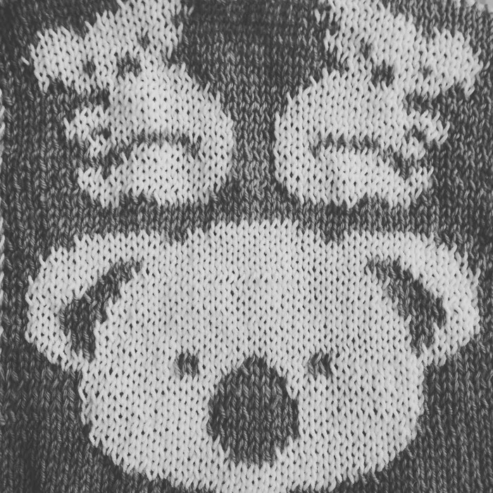 I made a scarf for a koala lover... - My, Knitting, Jacquard, Scarf, Needlework without process