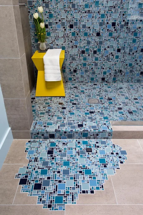 Shower design - Shower, Design, Tile, Idea