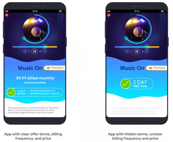 Google Play will protect users from hidden subscriptions in applications - Google play, Google, news, Appendix, Subscriptions