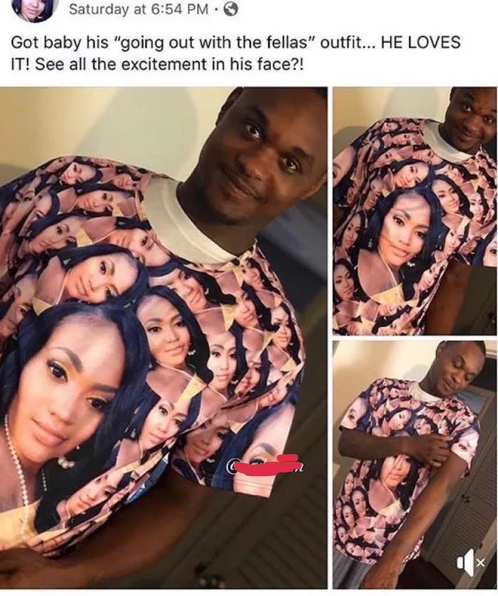 And also, probably, an indispensable requirement is to send a selfie in this T-shirt every half hour) - Girls, Guys, Presents, The photo, Jealousy, T-shirt, Print, Control