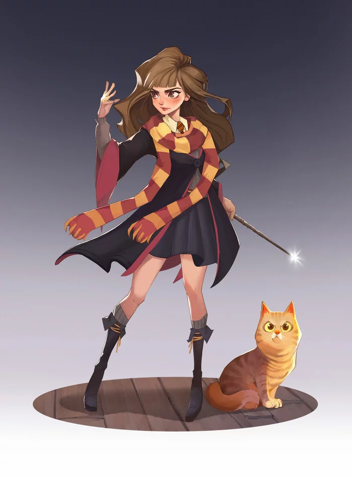 Hermione - Drawing, Harry Potter, Hermione