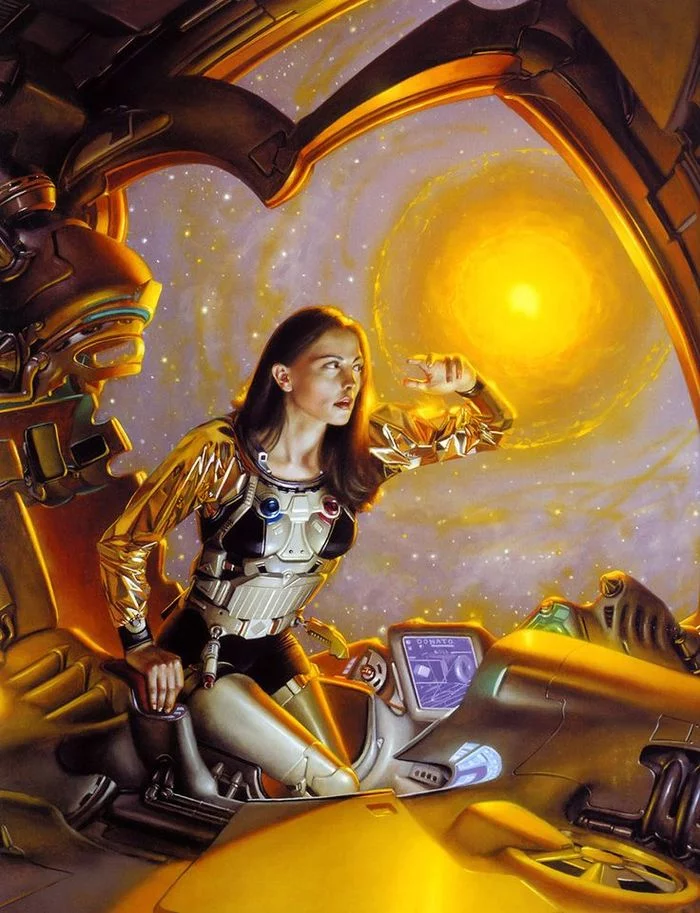 Crossing the Universe - Images, Art, Girls, Future, Cosmoretrofuturism, Video