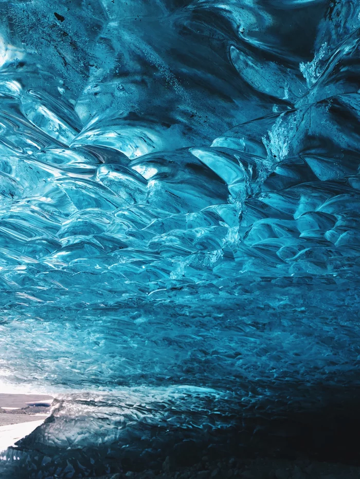 Ice cave - My, Beginning photographer, Nature, Iceland, beauty, The photo