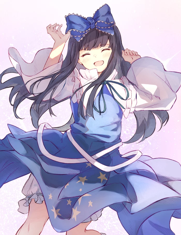 Star Sapphire - Touhou, Anime art, Anime, Star Sapphire, Tamiku