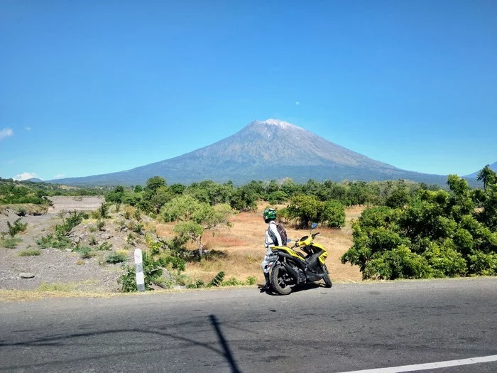 Photo backhand - My, Volcano, Accident, Bali, The photo, Travels, Indonesia, Agung Volcano