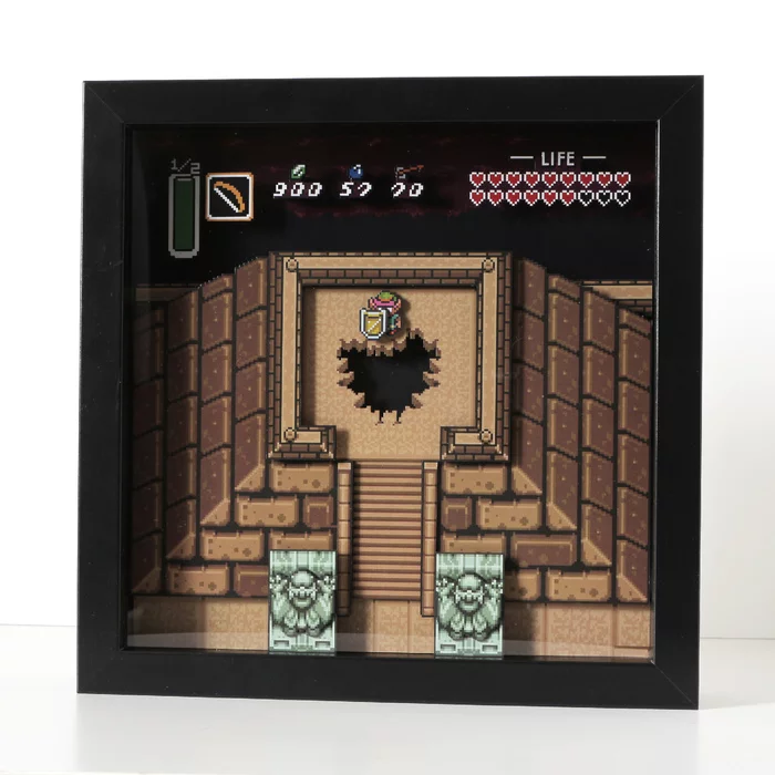 Diorama based on the game The Legend of Zelda: A Link to the Past - My, Diorama, Games, The legend of zelda, Link, Nostalgia, Old school, With your own hands, Longpost