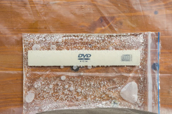 Купание жёлтого дисковода Реставрация, Компьютерное железо, Рукоделие с процессом, Химия, Перекись водорода, Длиннопост