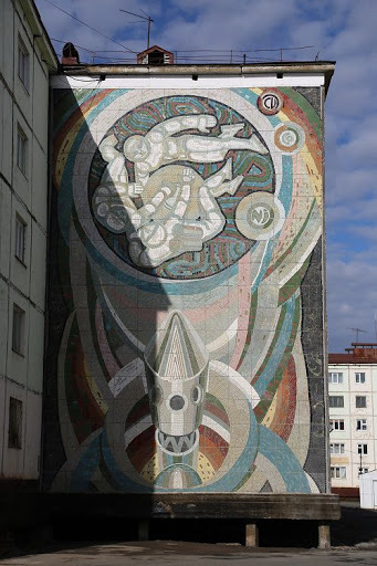 Reply to post - the USSR, Khrushchev, Norilsk, Mosaic, Fresco, Longpost