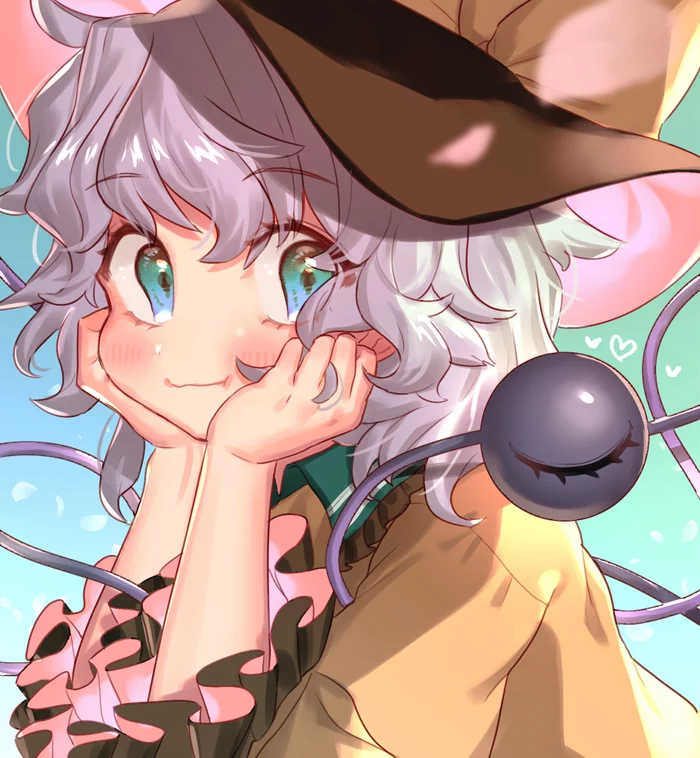 Komeiji koishi - Anime, Anime art, Touhou, Komeiji koishi, Masanaga