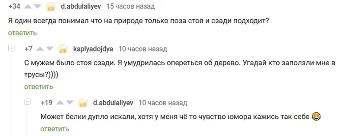 Рубрика открытых вопросов на пикабу - Юмор, Скриншот, Картинка с текстом, Чувство юмора, Комментарии на Пикабу