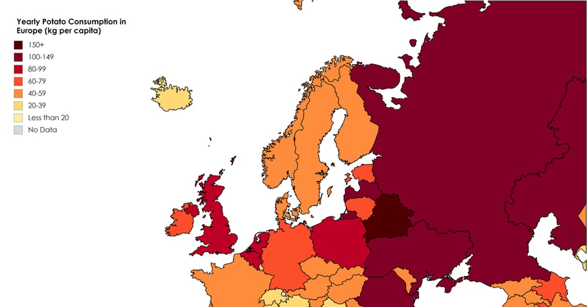 Тут европа. Potato consumption per capita. Потребление картофеля в Европе. Показатели национализма в странах. Страны наивысшей потребляемости картошки.